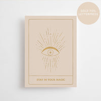 BLEIBEN SIE IN IHRER MAGIE | GOLD EDITION | POSTKARTE